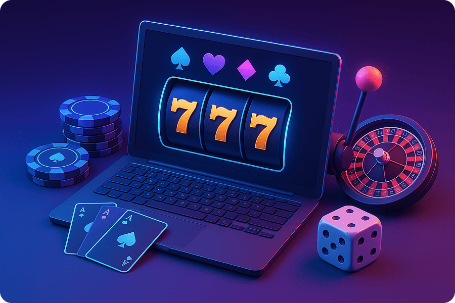 Разнообразие от игри, предлагани в онлайн казина в Гърция, представени в визуален каталог